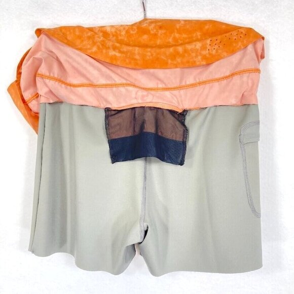 Backcountry Olympus Active Running Skort Med Melon Orange - Picture 7 of 10